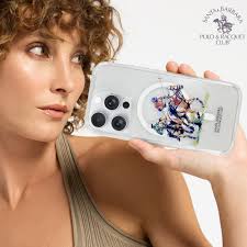 Santa Barbara Polo Racquet Club iPhone 16 Pro Max Willie Şeffaf Magsafe  Kapak