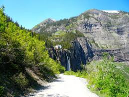 Long switchbacks make this an easier hike than at first glance. Bridal Veil Falls