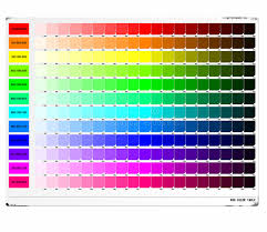 Rgb Color Table Stock Illustration Illustration Of Dark