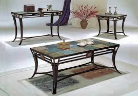 See more ideas about slate coffee table, slate coffee, coffee table. Slate Top 3 Piece Metal Coffee Table And End Table Set Coaster