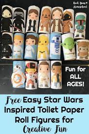Free Easy Star Wars Toilet Paper Roll Figures For Creative Fun Printable Star Wars Ideas Of P In 2020 Star Wars Classroom Star Wars Activities Star Wars Printables