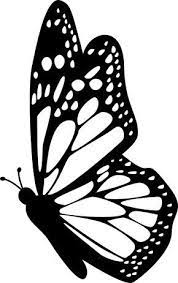 Butterfly Side View With Detailed Wings Free Vector Icons Designed By Freepik Butterfly Clip Art Butterfly Stencil Butterfly Drawing