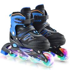 Inline Adjustable Skates Rollerblades Outdoor Sports Illuminating Wheels Roller Skates Shoes Children Tracer For Kids Boys Girls