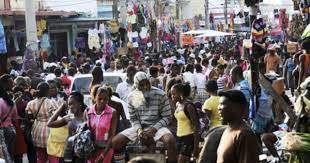 A Large Crowd On Beckford Street Downtown Kingston Searching For Bargains During The Annual Christmas Shop Till You Dro Kingston Jamaica Large Crowd Jamaica