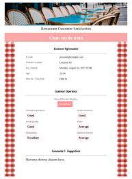 How likely is it that you would recommend 17181718 delivery to a friend or colleague? Restaurant Customer Satisfaction Survey Template Pdf Templates Jotform