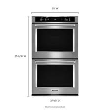 Maybe you would like to learn more about one of these? Kitchenaid Kode500ess 30 Double Wall Oven With Even Heat True Convection Kode500ess Aj Appliance