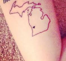 I Left My Heart In Grand Rapids Gr Michigan Tattoo Michigan Tattoos Tattoos City Tattoo