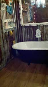 The bathroom doesn't have to be fully decorated with a rustic interior. Imgur Com Rustic Bathrooms House Home