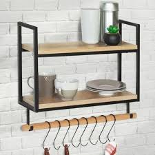 Étagère de style industriel (hauteur : Etagere Murale