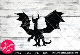 Download Dragon Silhouette Graphic By Thesilhouettequeenshop Creative Fabrica SVG Cut Files