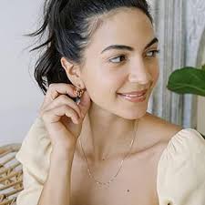 HONEYCAT Wildflower Outline Hoop Earrings in Gold, Rose Gold, or Silver