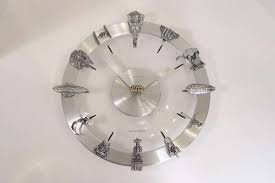 Sleek Sci Fi Savvy Timekeepers Picture Clock Clock Star Wars Vehicles