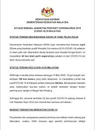 Kementerian pemuda dan olahraga (kemenpora) resmi mengumumkan pembukaan seleksi calon pegawai negeri sipil (cpns) 2019 di kementerian kesehatan (kemenkes) juga mengumumkan seleksi cpns 2019 di lingkungannya. Jab Perdana Menteri On Twitter Kenyataan Akhbar Kementerian Kesihatan Malaysia Situasi Semasa Jangkitan Penyakit Coronavirus 2019 Covid 19 Di Malaysia Sumber Kkmputrajaya Kkm Jpm Jabatanperdanamenteri Https T Co B6ar6i9f2z