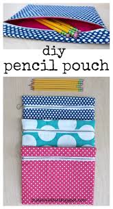 F Is For Flat Pencil Pouch Pencil Pouch Diy Diy Pouch No Zipper Diy Pencil Case