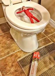 Elf On The Shelf Funny Toilet Prank Elf On The Self Elf Christmas Pranks