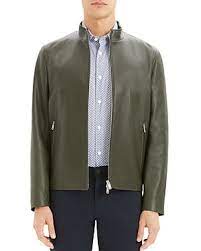Theory Morvek Kelleher Regular Fit Leather Jacket Theory Cloth Leather Jacket Men Jackets Leather Jacket