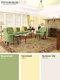 Green And Yellow Paint Colors Guacamole Green Paint Color 10c 4 Cornmeal Yellow Paint Color 14b 2 Green Painted Rooms Interior Wall Colors Green Paint Colors