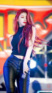 Ggpics On Twitter Red Hair Kpop Red Hair Kpop Girl Asian Red Hair