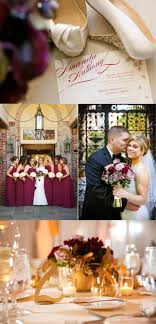Wine Red Gold Elegant Fall Lawn Club Wedding Wine Red Wedding Fall Wedding Wedding Decor Elegant