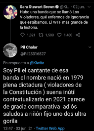 Sara stewart brown lanzó un comentario en twitter sobre el nombre de la banda que no solo la volvió trending topic sino. Voxfbwer2575m