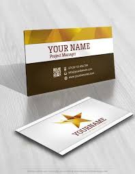 3d Star Logo Free Business Card Free Business Cards Free Business Card Design Logo Design Free