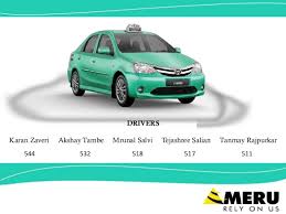 Meru Cabs Strategic Presentation