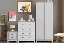 High quality furniture · interest free credit · quality solid wood Trio Bedroom Furniture Set Offer Glasgow Livingsocial
