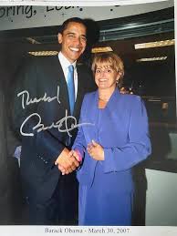 I/bəˈrɑːk huːˈseɪn ɵˈbɑːmə ði ˈsɛkənd/; Barack Obama Weighs In On Florida Senate Races Endorses Loranne Ausley For North Florida Seat