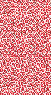 Red Wallpaper Cheetah Print Wallpaper Cow Print Wallpaper Preppy Wallpaper