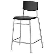 Stig Tabouret Bar Dossier Noir Gris Argent 24 3 4 63 Cm Barkruk Barkrukken Keuken Moderne Barkrukken