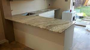 Aurora Fantasy Granite This Amazing Kitchen Worktop Was Fitted By The Marble Store Aurora Fanta Granite Kitchen Island Granite Worktop Kitchen Kitchen Worktop