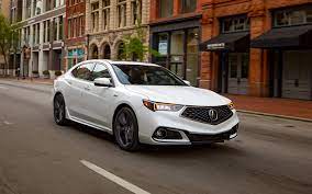Download Wallpapers Acura Tlx 2018 White Sedan White Tlx Road Speed Acura Besthqwallpapers Com Acura Tlx Acura Sedan