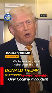 Foreign News: Trump Warns Colombia President Over "Cocain Factories"  #angeltvghana #angelmiddaynews