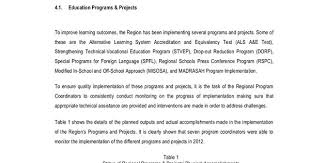 Deped Region 7 Qaad S Report On Regional Monitoring Evaluation And Plan Adjustment By Dr Joy Kennet Report Writing Template Writing Templates Report Writing