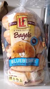 You'd need to walk 75. Blueberry Bagels Aldi