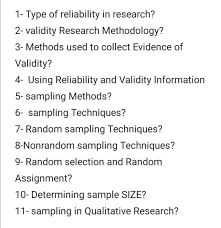 Theories are developed from the research reliability and validity are the two most important characteristics of the research. Solved 1 Type Of Reliability In Research 2 Validity Re Chegg Com