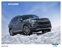 Save $9,457 on a 2016 ford explorer platinum 4wd near you. 2016 Ford Explorer Factory Brochure Bob Smith Ford By Bob Smith Motors Issuu