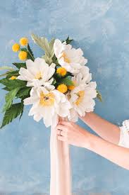 How to make my own wedding bouquets with paper flowers. Paper Flower Wedding Bouquet The House That Lars Built