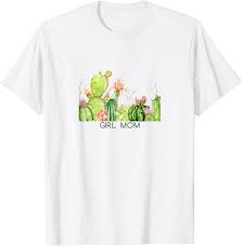 Each of the element has their individual size. Amazon Com Girl Mom Life Watercolor Cactus Boho Botanical Plant Mama T Shirt Clothing