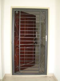 Grill iron door frame design. Modern Iron Grill Design For Main Door Novocom Top