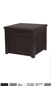 And here the great outdoor rattan coffee table that suits you the best for your outdoor decoration. Keter 55 Gallon Outdoor Garden Rattan Style Storage Box Chest Uni Cube Patio Coffee Table Brown Everything Else On Carousell