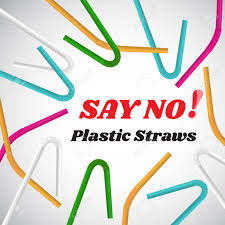 Say No Plastic Straw Poster Template Royalty Free Cliparts Vectors And Stock Illustration Image 103986121