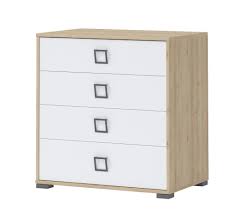 Kommode atlanta weiß/weiß hochglanz, ca. Kommode 06 Farbe Buche Weiss 89 X 84 X 56 Cm H X B X T