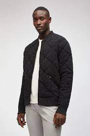 The Quilted Jacket Bonobos Quilted Jacket Leather Bomber Jacket Men S Coat