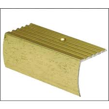 Stair edgings are easily secured to wood and concrete floors with adhesive. Shur Trim Stair Nosing Stair Edging The Home Depot Canada The Home Depot Canada