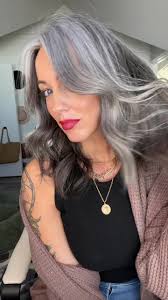 Beautiful Gray Hair Women