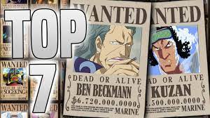 Welches kopfgeld hätte ich in onepiece? Top 7 Hochsten Kopfgelder In One Piece Youtube