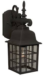 Craftmade Grid Cage 15 Outdoor Wall Light In Textured Matte Black