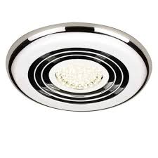 Kitchen bathroom ceiling exhaust fan with led light installed to the unit and as a result no extra lighting is required for your bathroom or kitchen. Rapide Inline Ceiling Extractor Fan With Led Lighting Chrome Bathstore