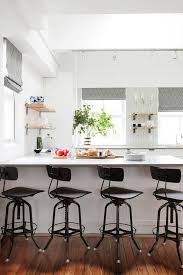 White And Gray Kitchen With Track Lighting Transitional Kitchen